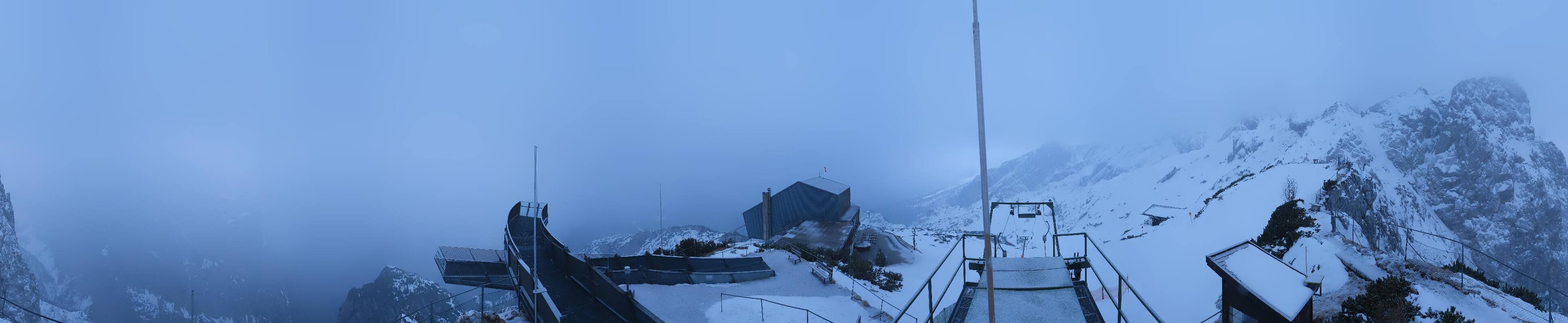 Archiv Foto Webcam Garmisch: Ausblick am Osterfelderkopf