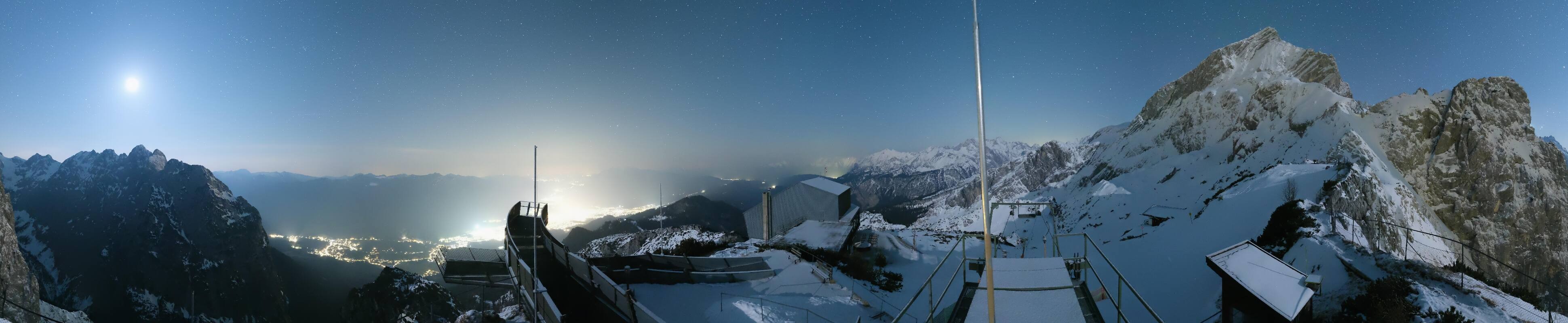 Archiv Foto Webcam Garmisch: Ausblick am Osterfelderkopf