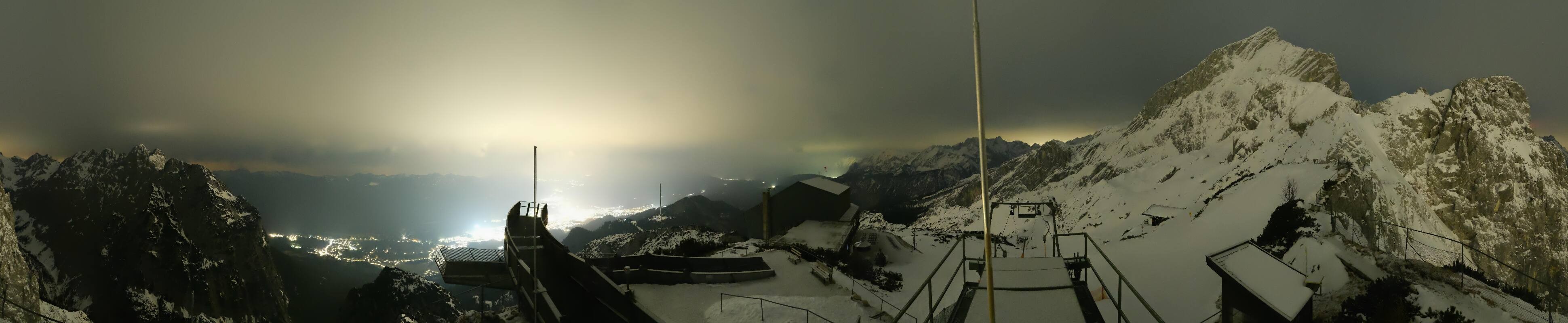 Archiv Foto Webcam Garmisch: Ausblick am Osterfelderkopf