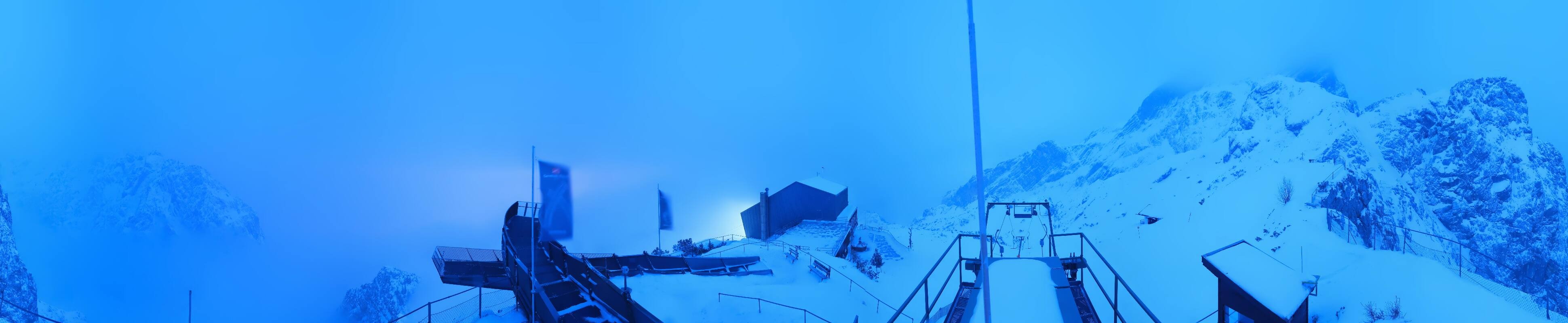 Archiv Foto Webcam Garmisch: Ausblick am Osterfelderkopf