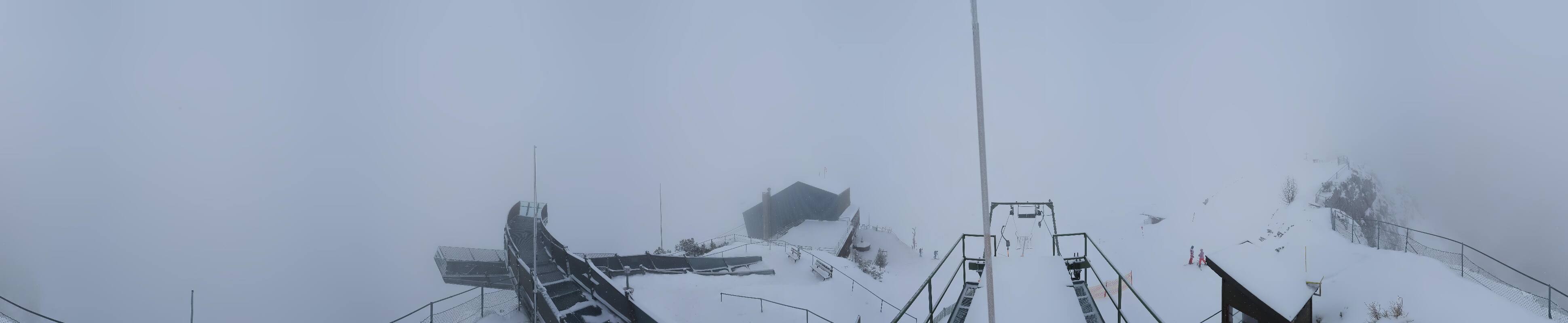 Archiv Foto Webcam Garmisch: Ausblick am Osterfelderkopf