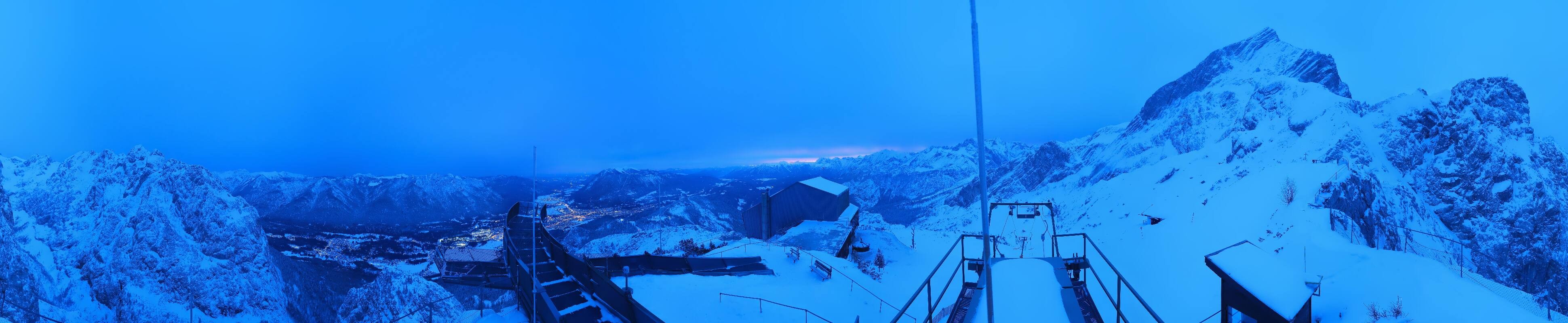 Archiv Foto Webcam Garmisch: Ausblick am Osterfelderkopf