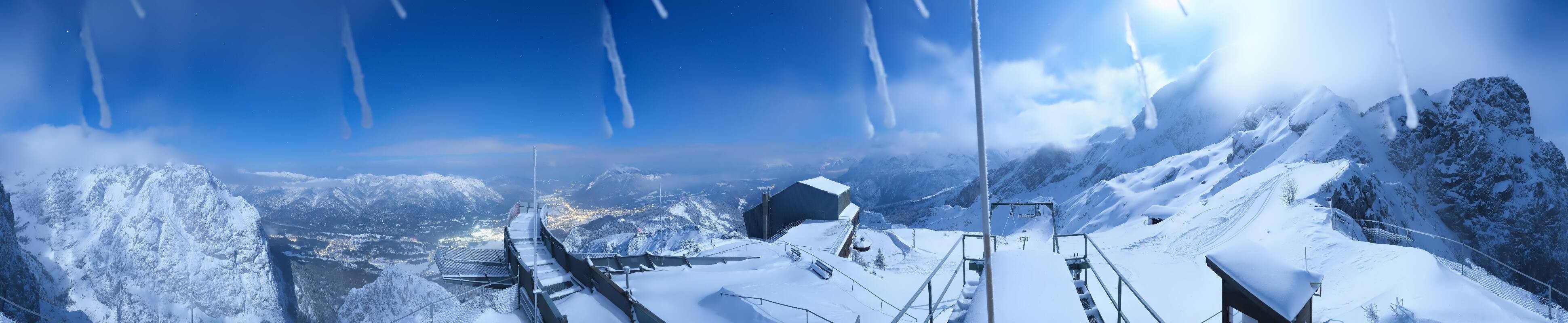 Archiv Foto Webcam Garmisch: Ausblick am Osterfelderkopf