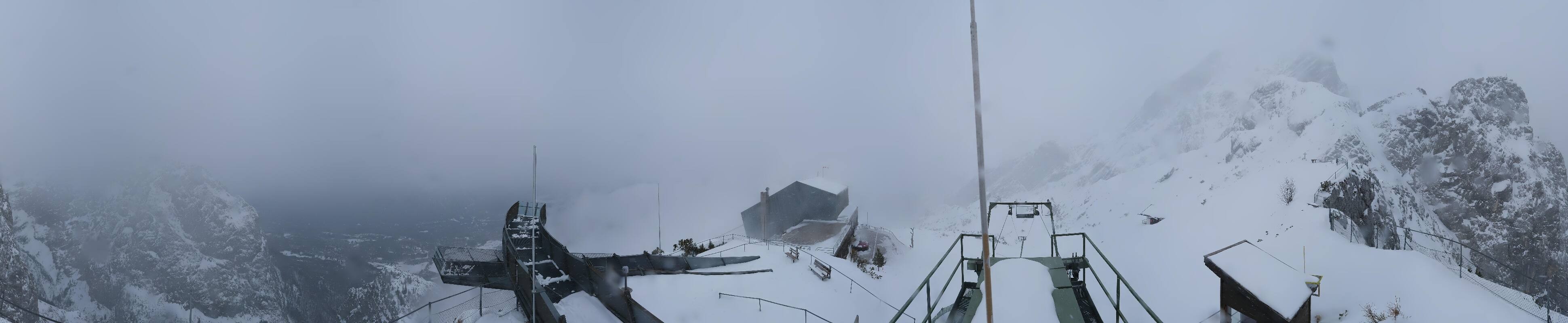 Archiv Foto Webcam Garmisch: Ausblick am Osterfelderkopf