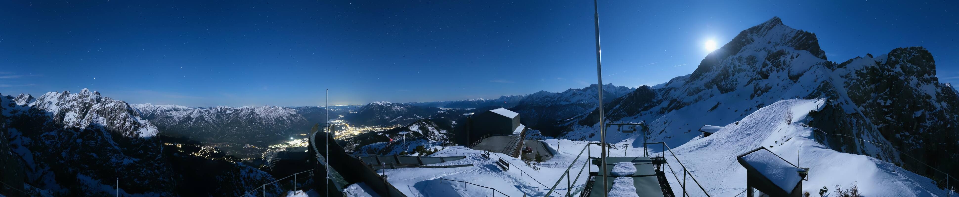 Archiv Foto Webcam Garmisch: Ausblick am Osterfelderkopf