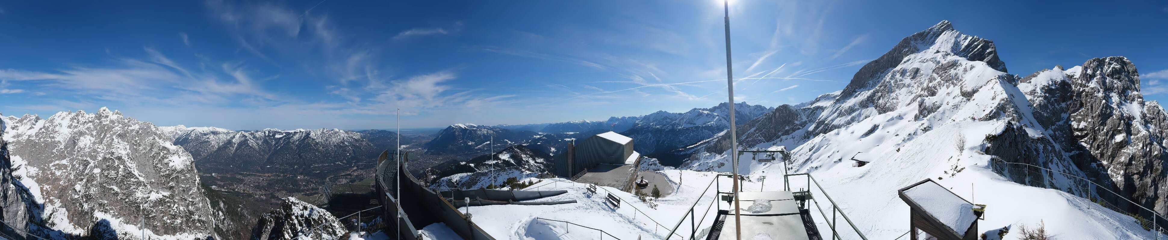 Archiv Foto Webcam Garmisch: Ausblick am Osterfelderkopf
