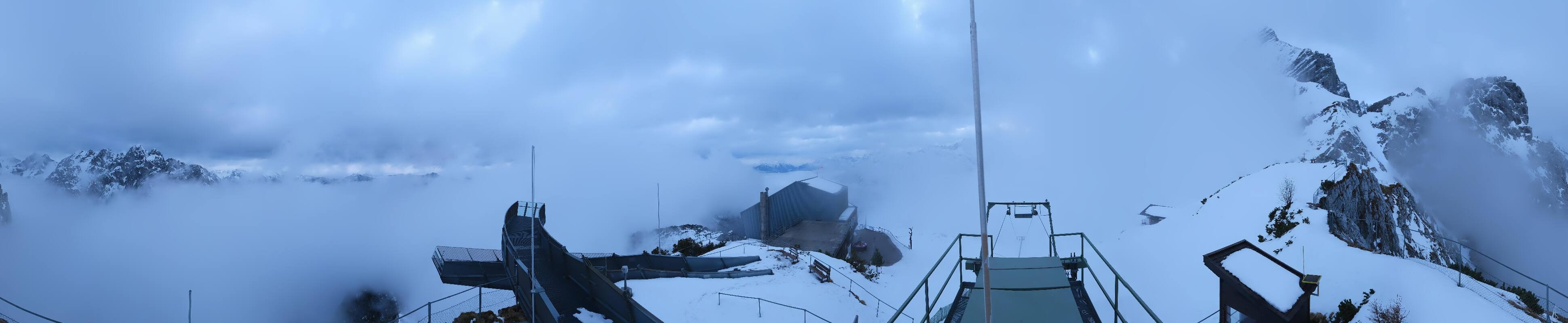 Archiv Foto Webcam Garmisch: Ausblick am Osterfelderkopf