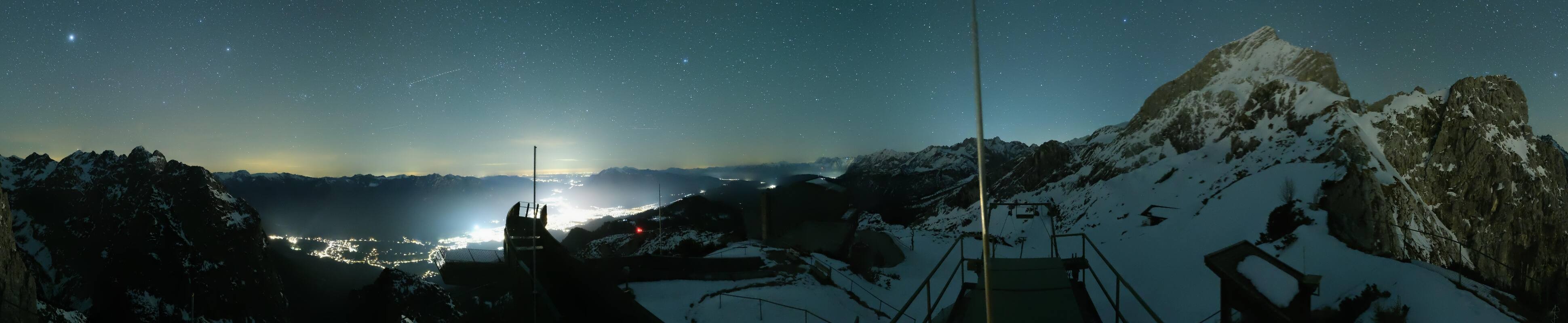 Archiv Foto Webcam Garmisch: Ausblick am Osterfelderkopf