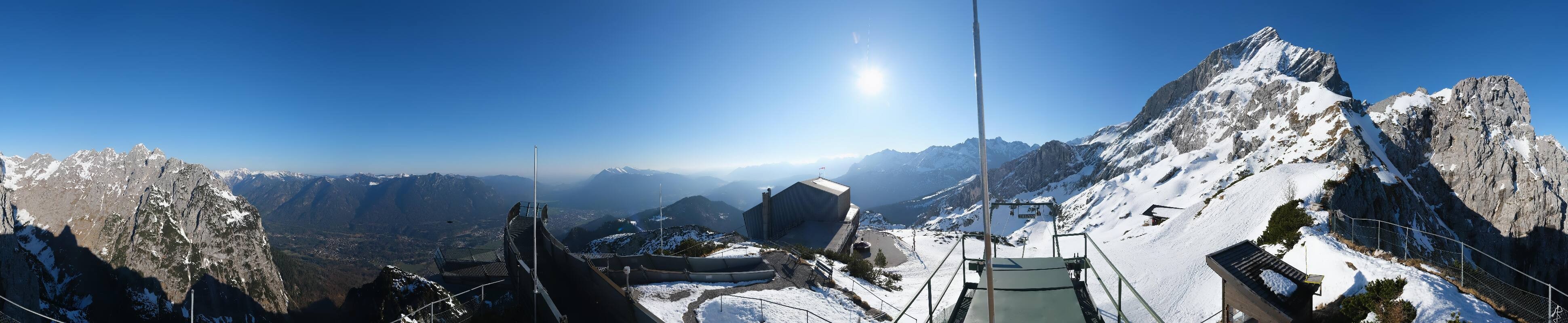 Archiv Foto Webcam Garmisch: Ausblick am Osterfelderkopf