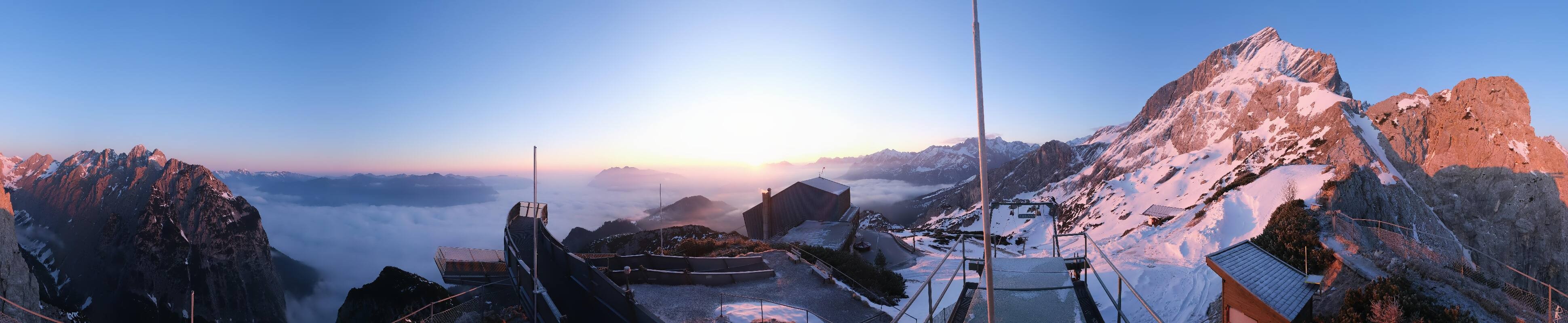 Archiv Foto Webcam Garmisch: Ausblick am Osterfelderkopf