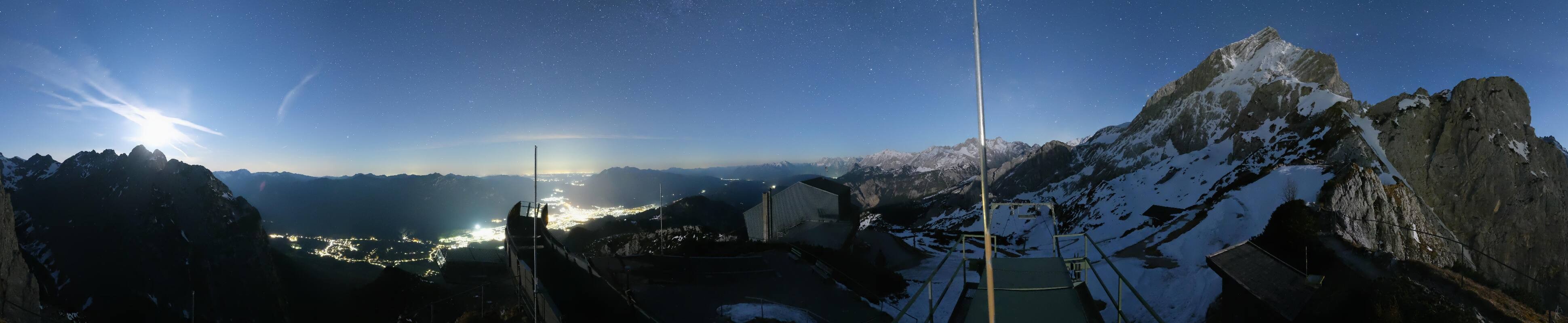 Archiv Foto Webcam Garmisch: Ausblick am Osterfelderkopf