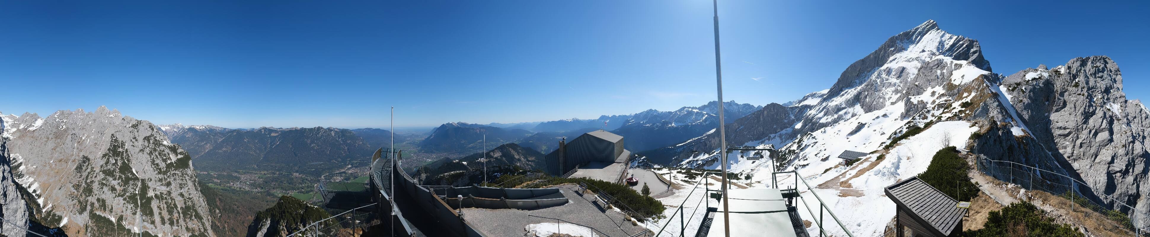 Archiv Foto Webcam Garmisch: Ausblick am Osterfelderkopf