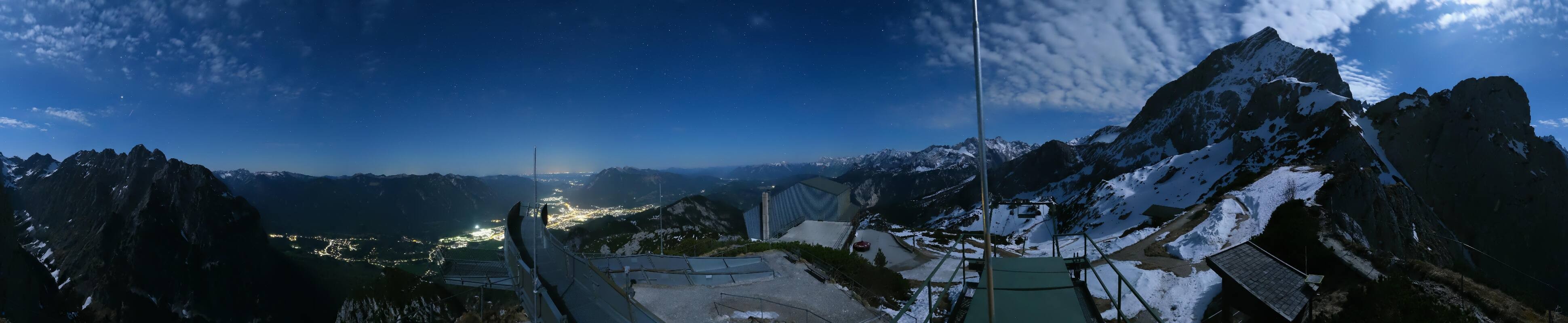 Archiv Foto Webcam Garmisch: Ausblick am Osterfelderkopf