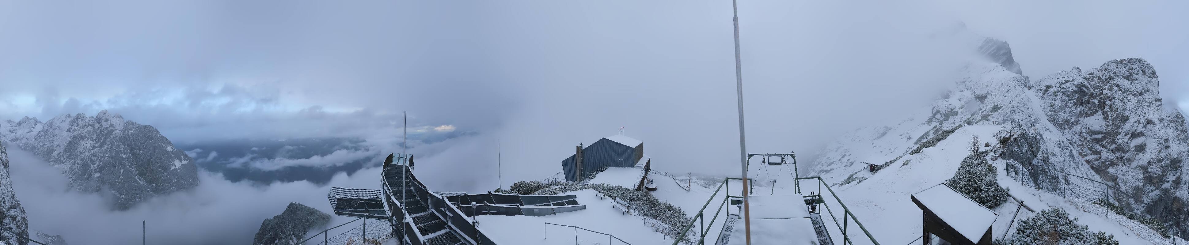Archiv Foto Webcam Garmisch: Ausblick am Osterfelderkopf