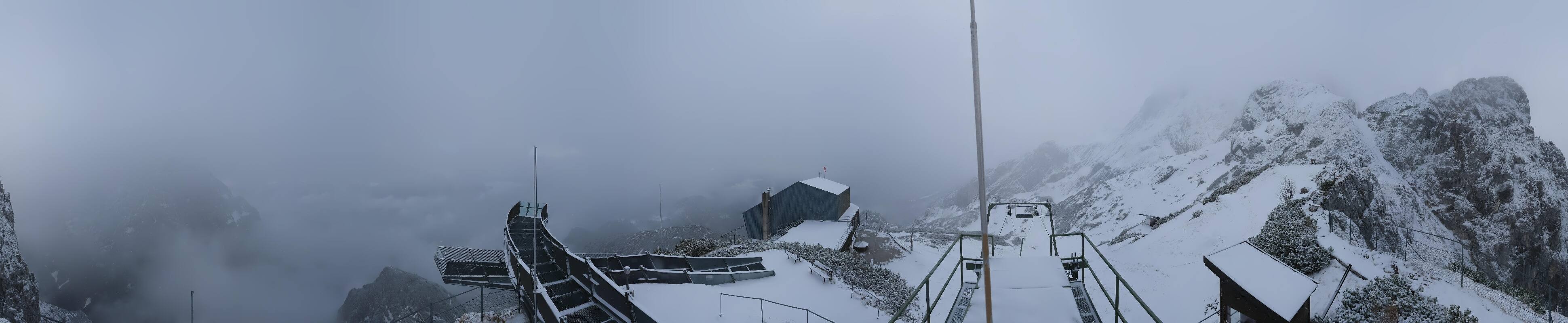 Archiv Foto Webcam Garmisch: Ausblick am Osterfelderkopf