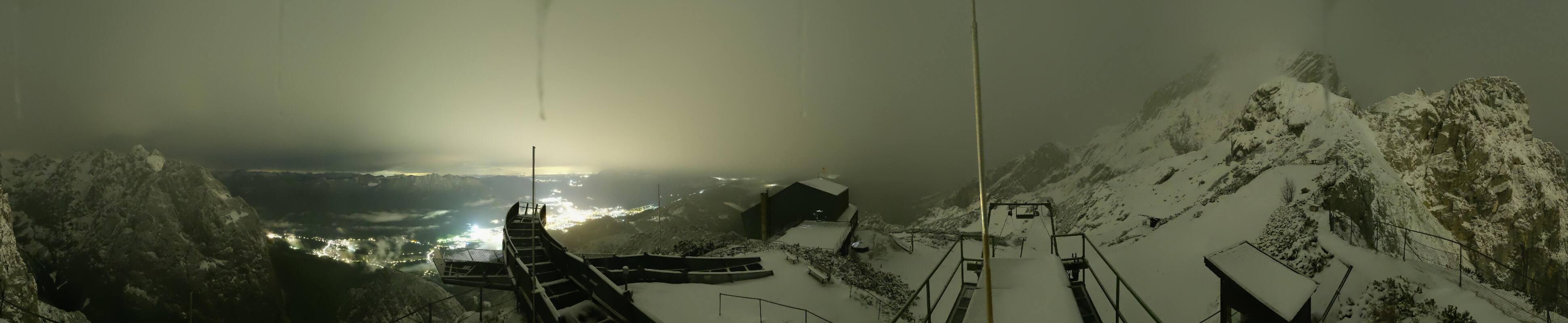 Archiv Foto Webcam Garmisch: Ausblick am Osterfelderkopf