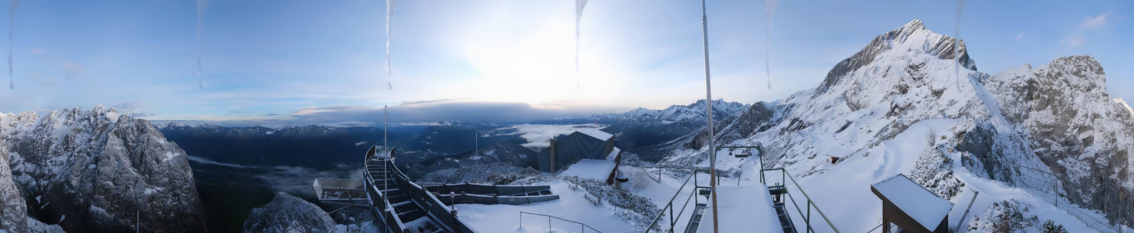 Archiv Foto Webcam Garmisch: Ausblick am Osterfelderkopf