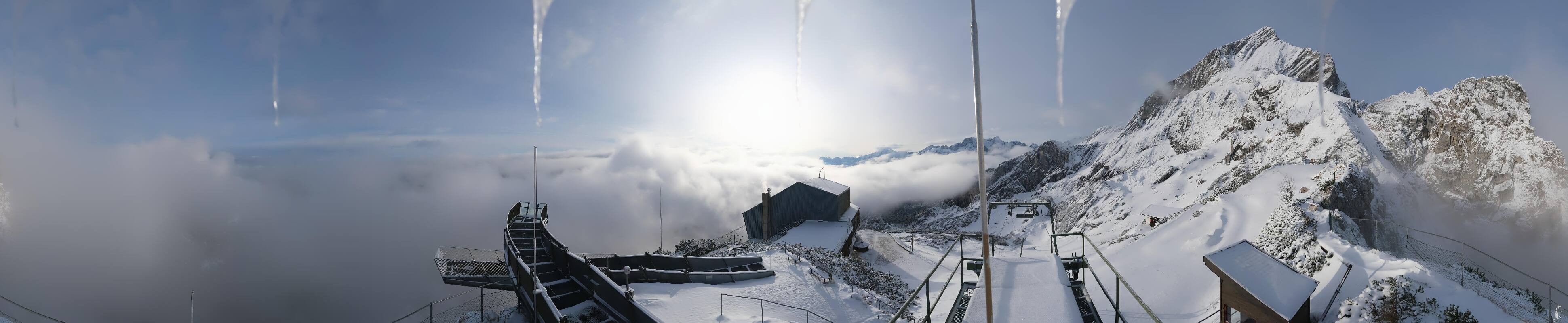 Archiv Foto Webcam Garmisch: Ausblick am Osterfelderkopf
