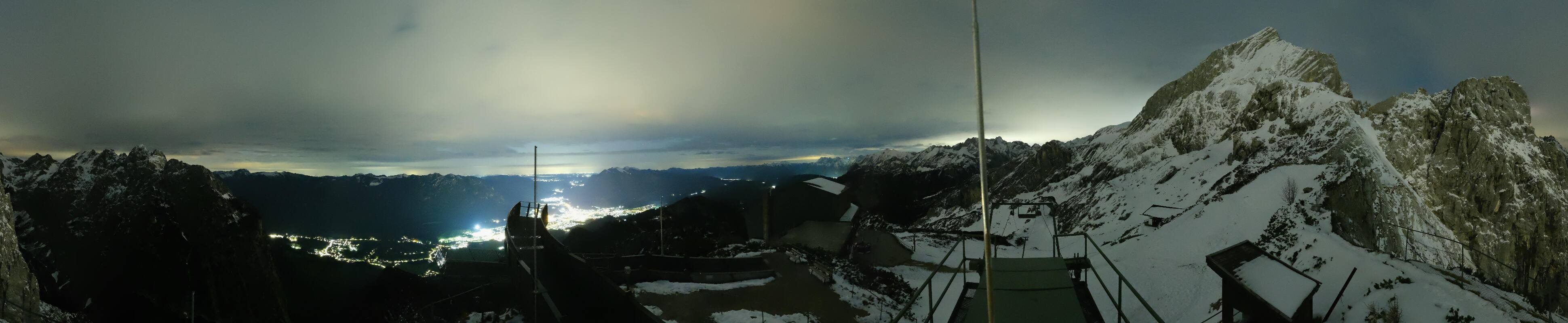 Archiv Foto Webcam Garmisch: Ausblick am Osterfelderkopf