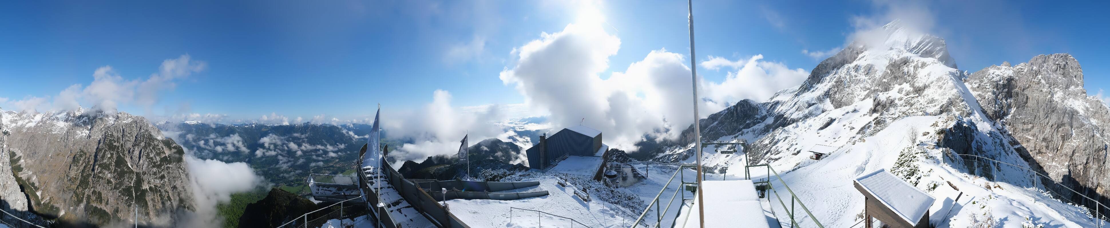 Archiv Foto Webcam Garmisch: Ausblick am Osterfelderkopf