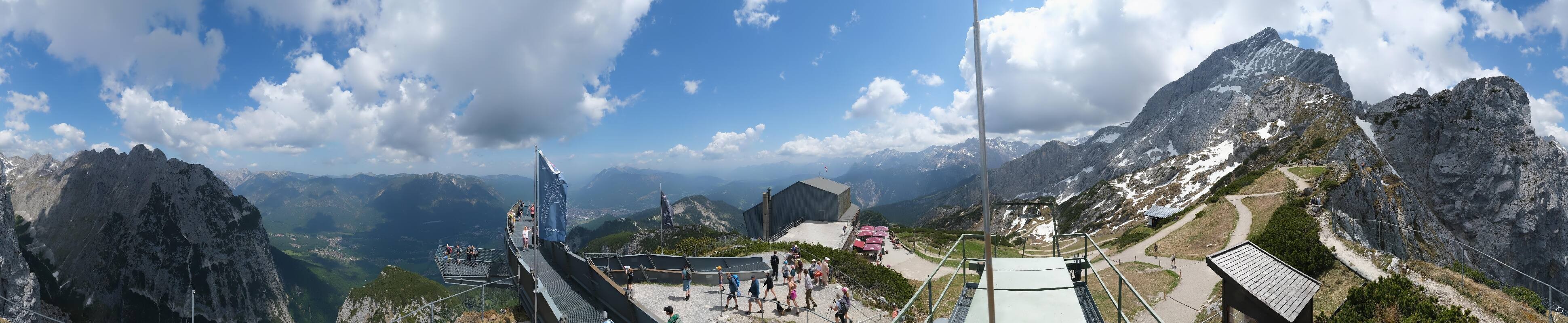 Archiv Foto Webcam Garmisch: Ausblick am Osterfelderkopf