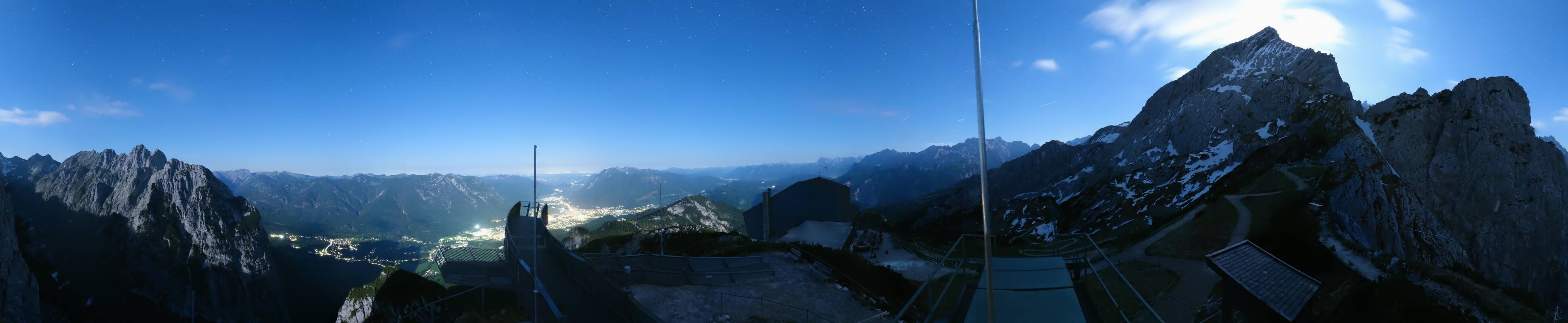 Archiv Foto Webcam Garmisch: Ausblick am Osterfelderkopf