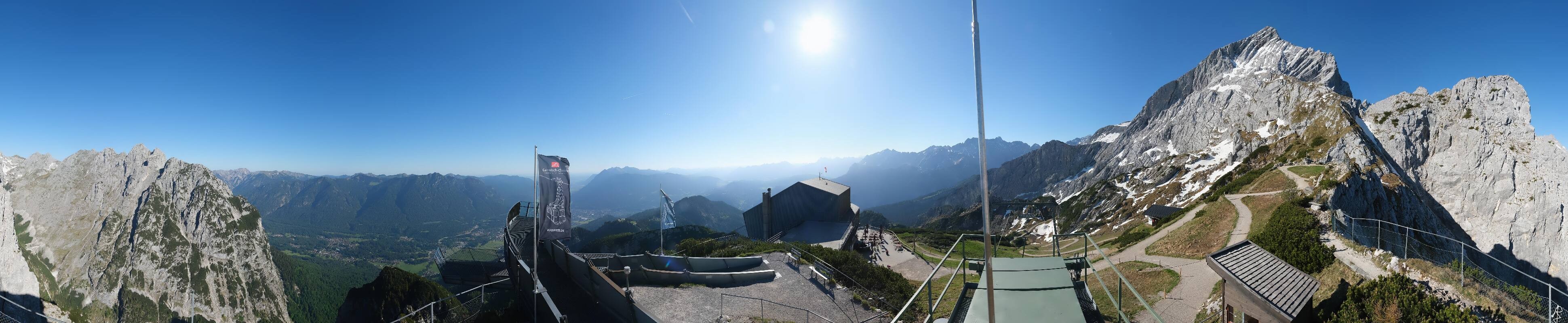 Archiv Foto Webcam Garmisch: Ausblick am Osterfelderkopf