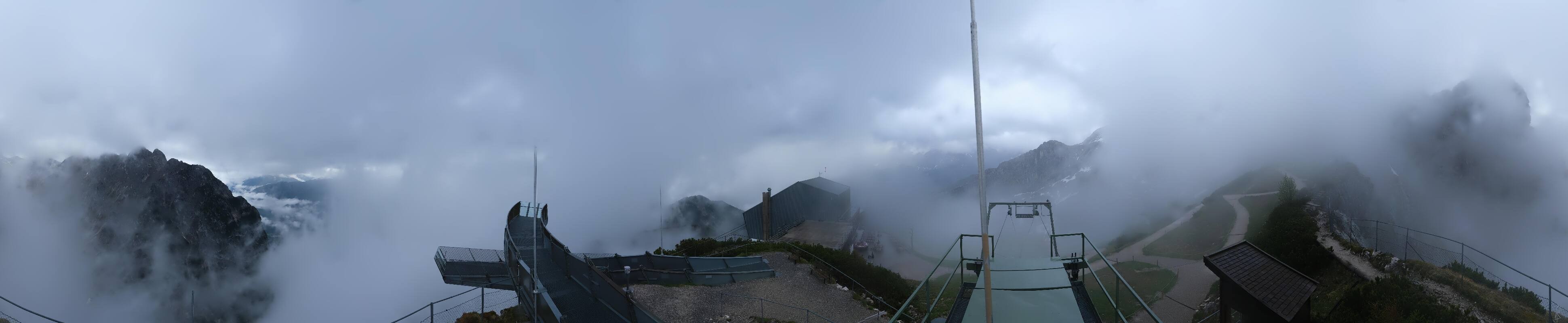 Archiv Foto Webcam Garmisch: Ausblick am Osterfelderkopf