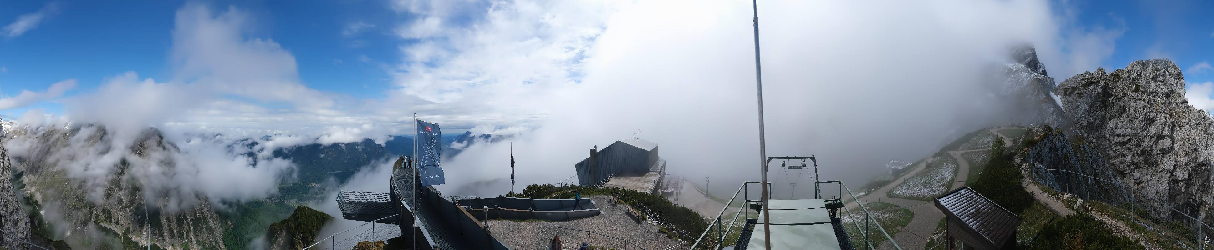 Archiv Foto Webcam Garmisch: Ausblick am Osterfelderkopf
