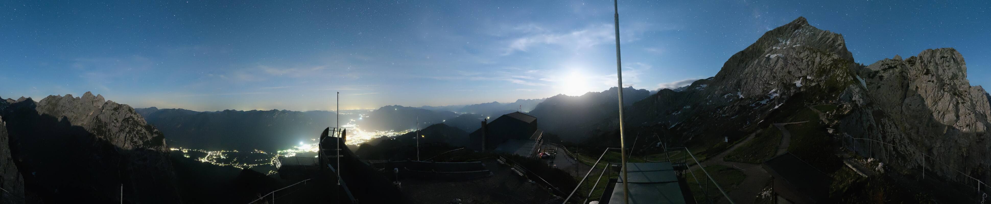 Archiv Foto Webcam Garmisch: Ausblick am Osterfelderkopf