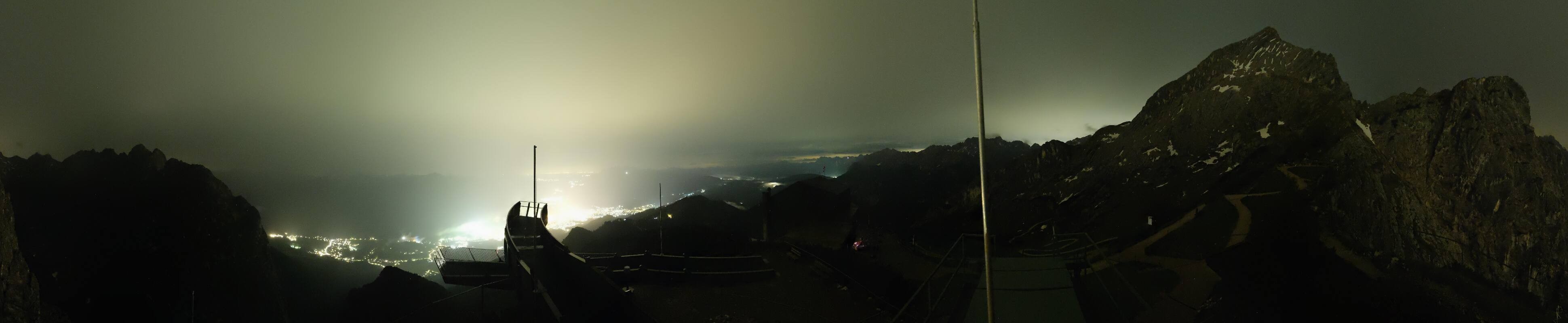 Archiv Foto Webcam Garmisch: Ausblick am Osterfelderkopf