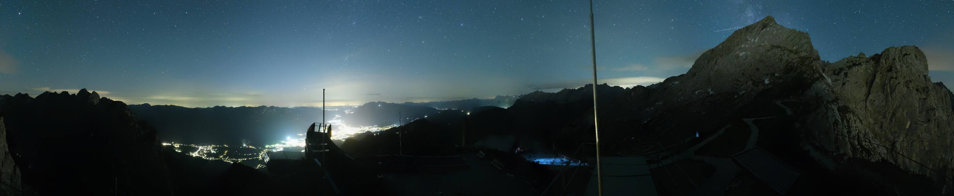 Archiv Foto Webcam Garmisch: Ausblick am Osterfelderkopf