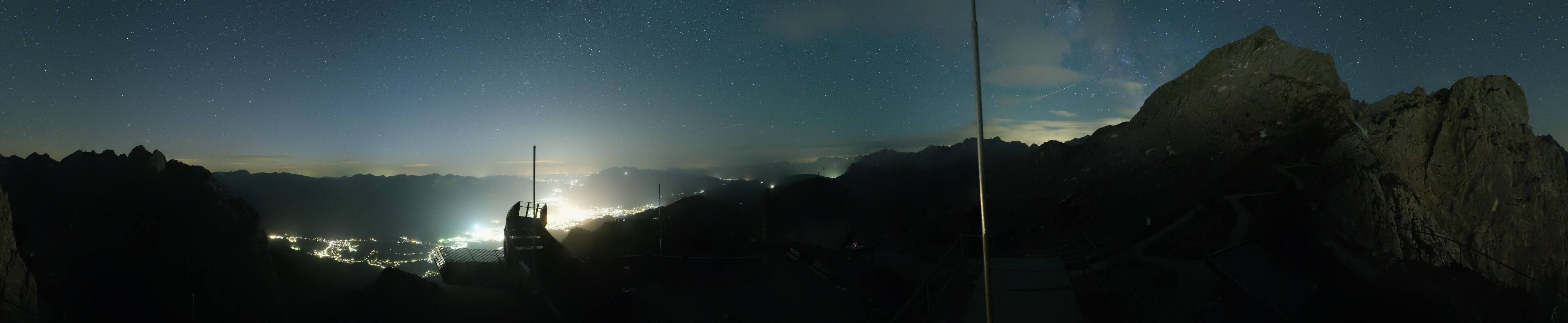 Archiv Foto Webcam Garmisch: Ausblick am Osterfelderkopf