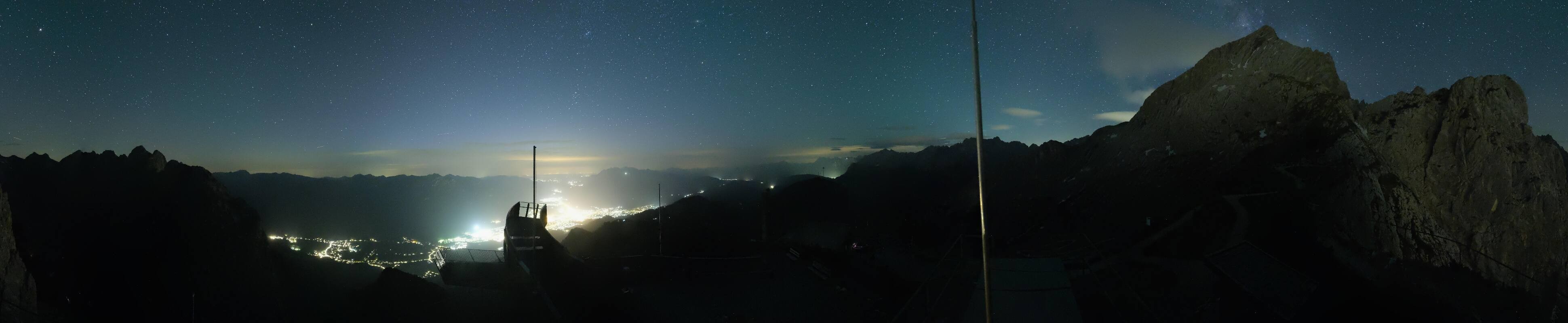 Archiv Foto Webcam Garmisch: Ausblick am Osterfelderkopf