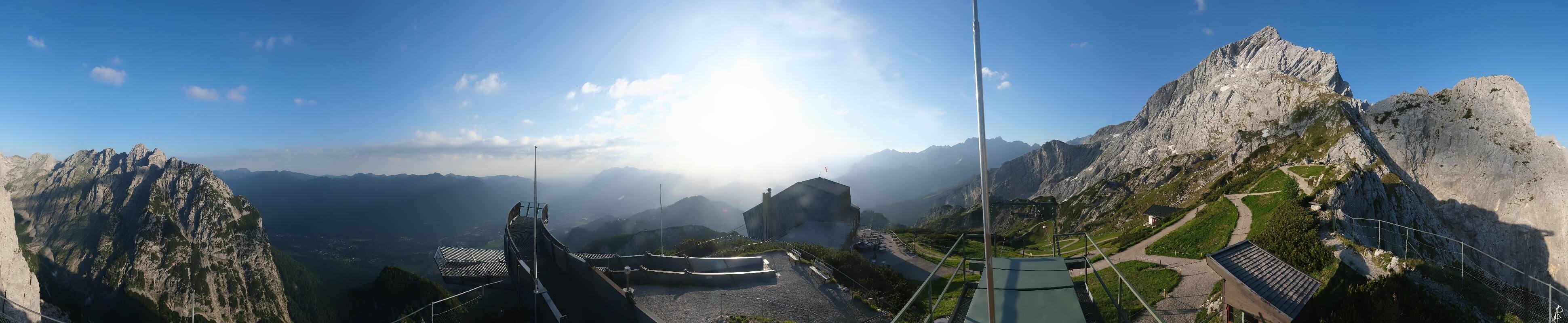 Archiv Foto Webcam Garmisch: Ausblick am Osterfelderkopf