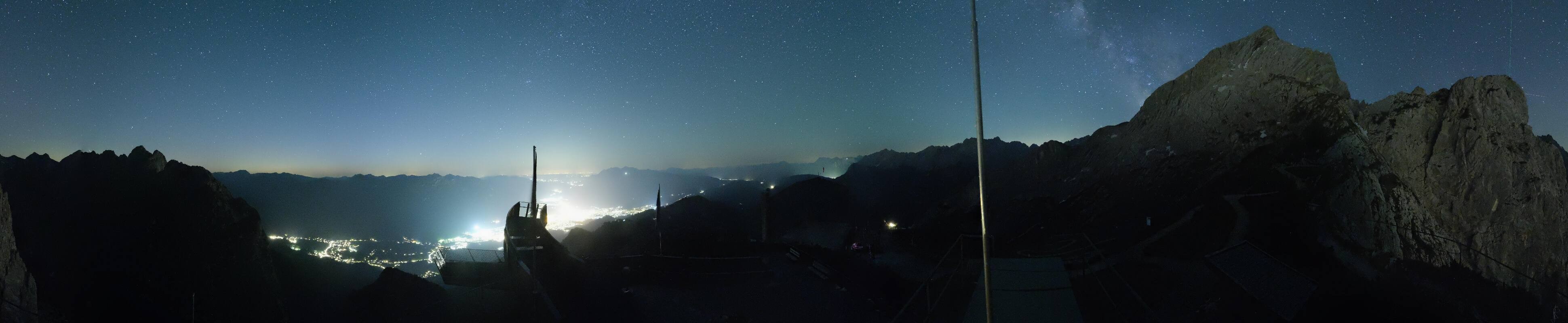Archiv Foto Webcam Garmisch: Ausblick am Osterfelderkopf