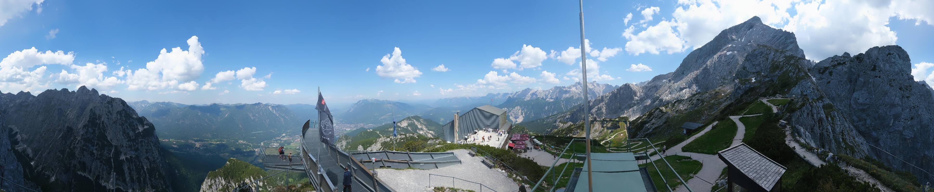 Archiv Foto Webcam Garmisch: Ausblick am Osterfelderkopf