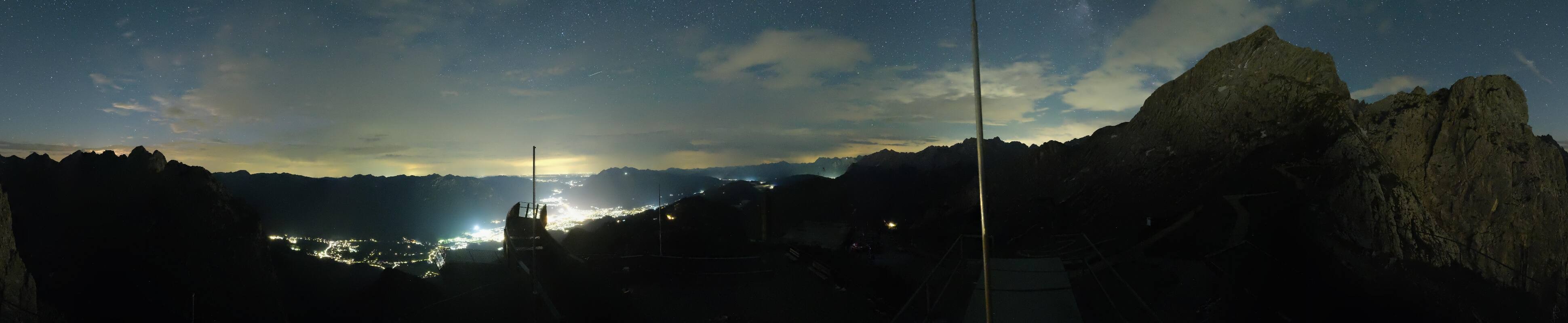 Archiv Foto Webcam Garmisch: Ausblick am Osterfelderkopf