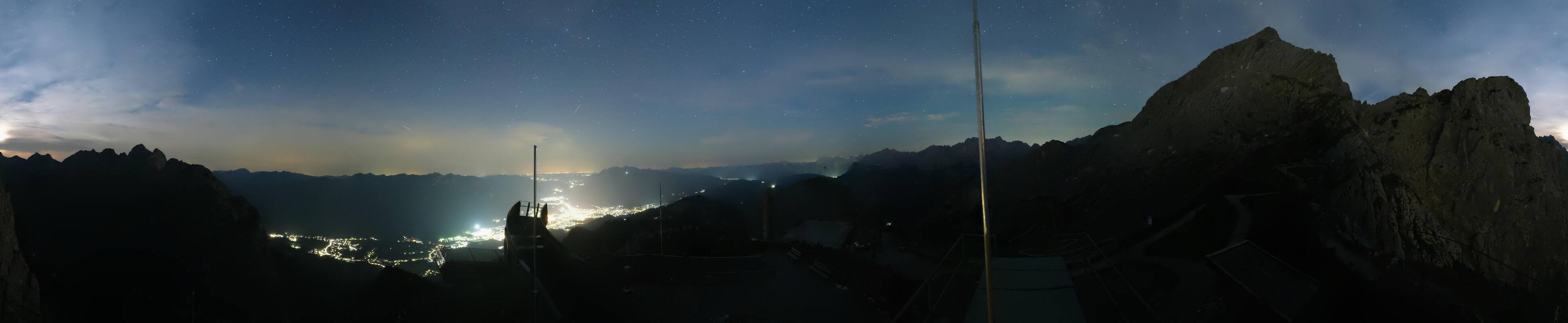 Archiv Foto Webcam Garmisch: Ausblick am Osterfelderkopf