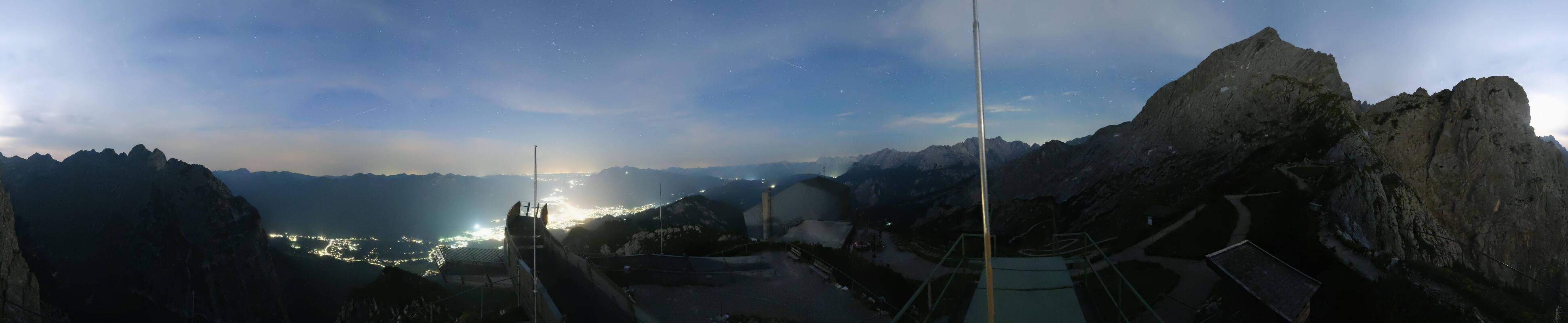 Archiv Foto Webcam Garmisch: Ausblick am Osterfelderkopf