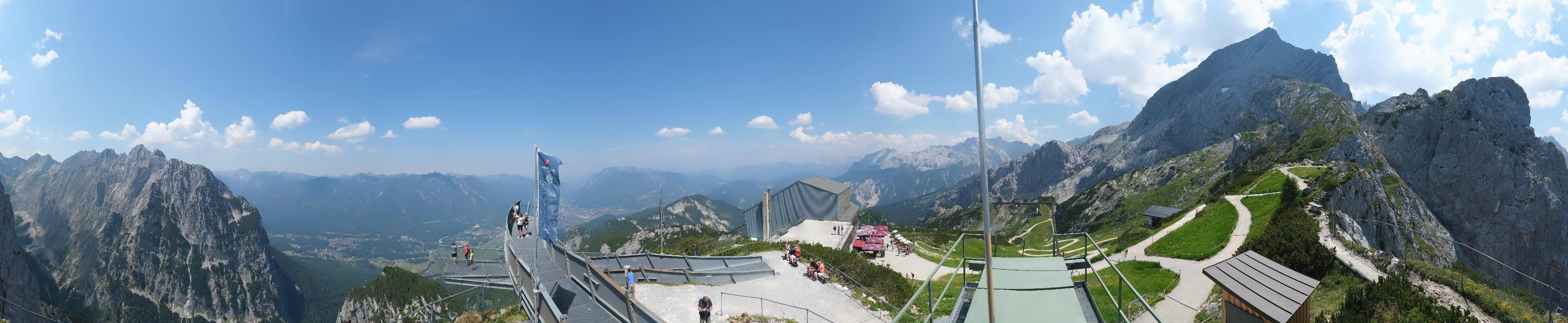 Archiv Foto Webcam Garmisch: Ausblick am Osterfelderkopf