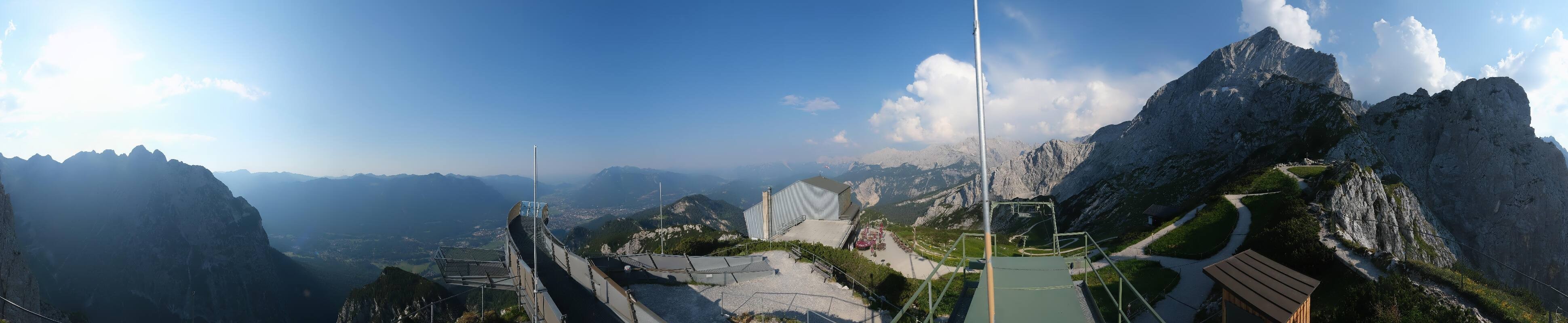 Archiv Foto Webcam Garmisch: Ausblick am Osterfelderkopf