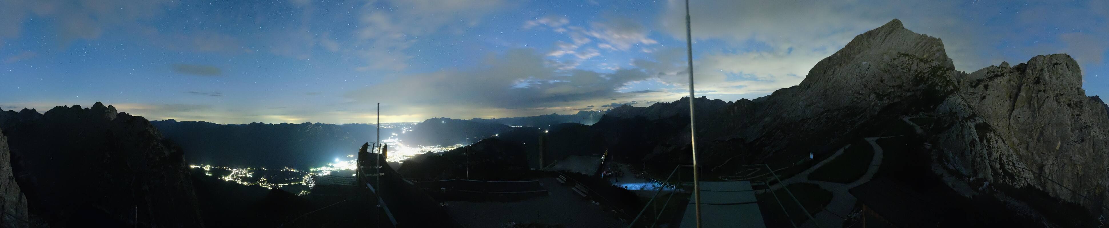 Archiv Foto Webcam Garmisch: Ausblick am Osterfelderkopf