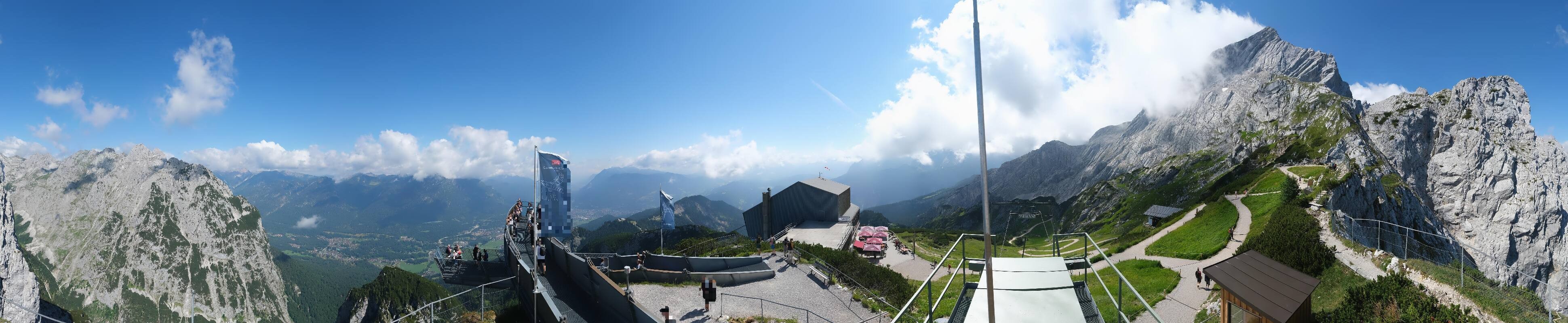 Archiv Foto Webcam Garmisch: Ausblick am Osterfelderkopf