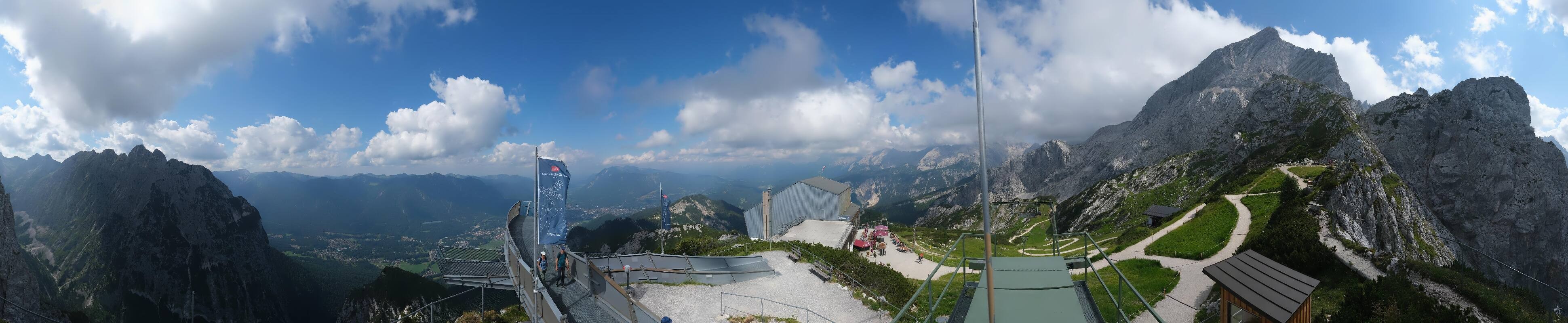 Archiv Foto Webcam Garmisch: Ausblick am Osterfelderkopf