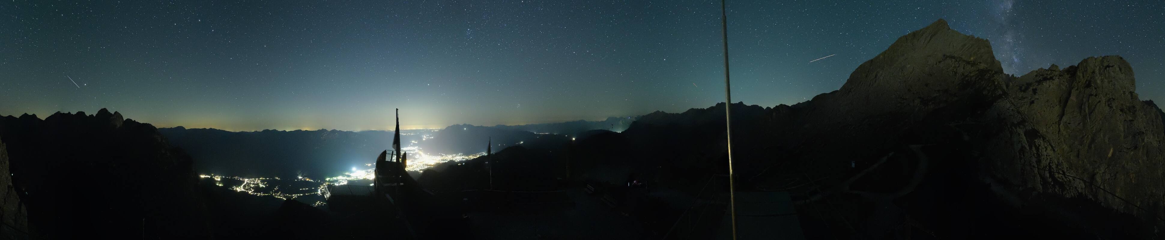 Archiv Foto Webcam Garmisch: Ausblick am Osterfelderkopf