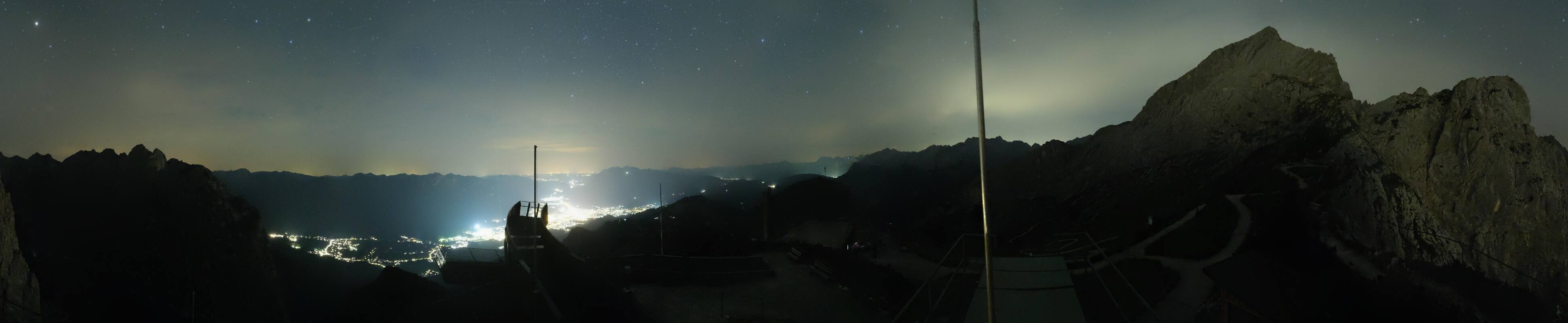 Archiv Foto Webcam Garmisch: Ausblick am Osterfelderkopf
