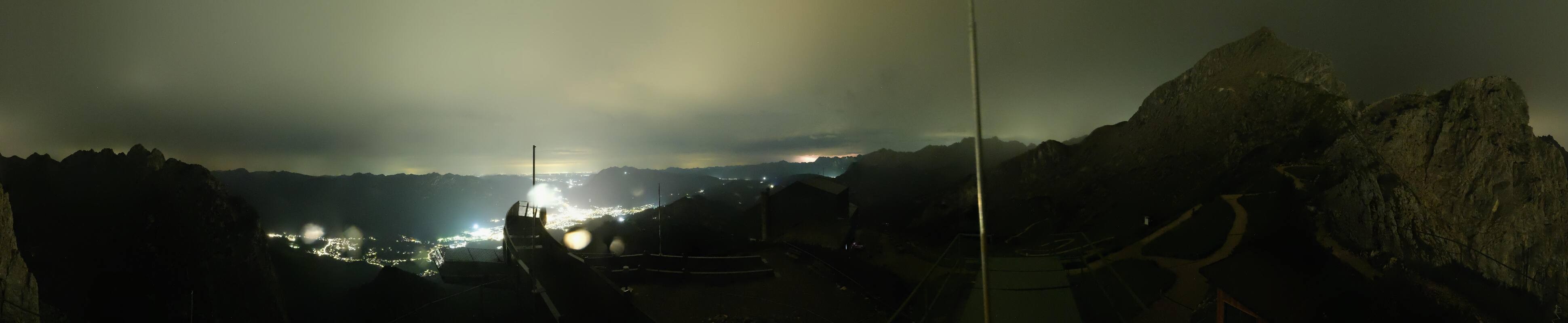 Archiv Foto Webcam Garmisch: Ausblick am Osterfelderkopf