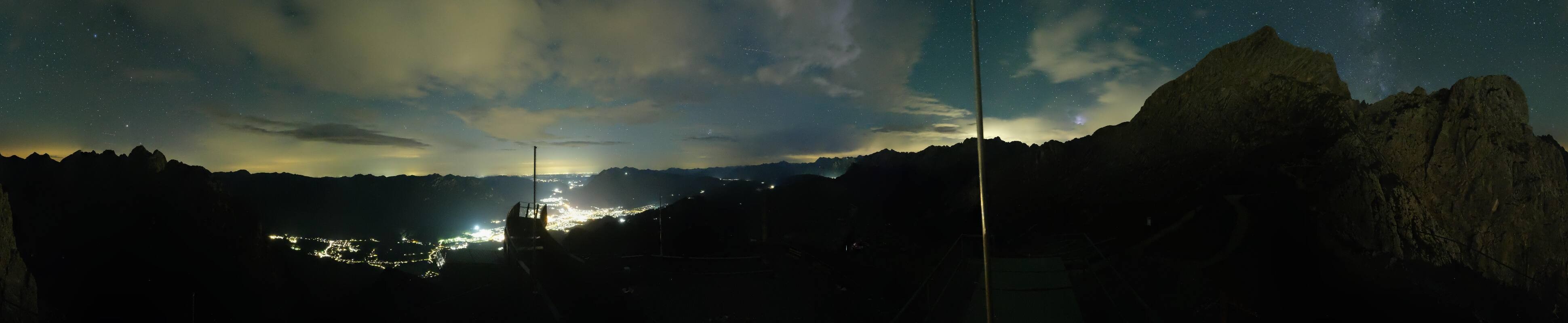 Archiv Foto Webcam Garmisch: Ausblick am Osterfelderkopf