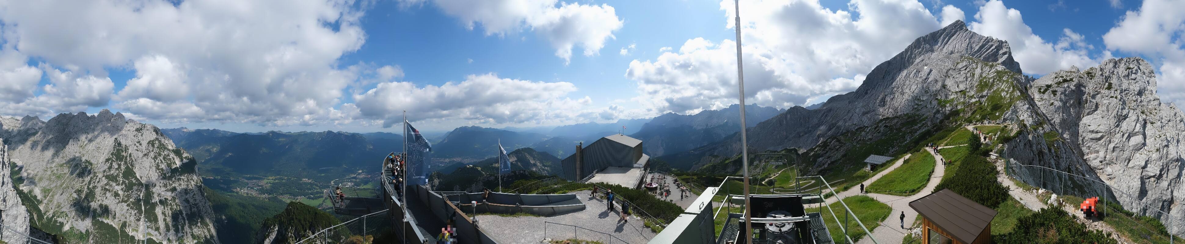 Archiv Foto Webcam Garmisch: Ausblick am Osterfelderkopf
